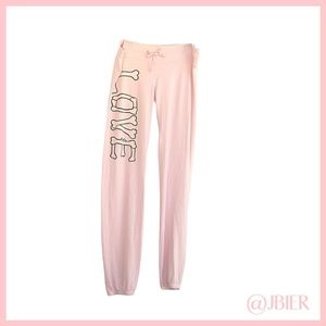 Wildfox Pink Knox Sweatpants